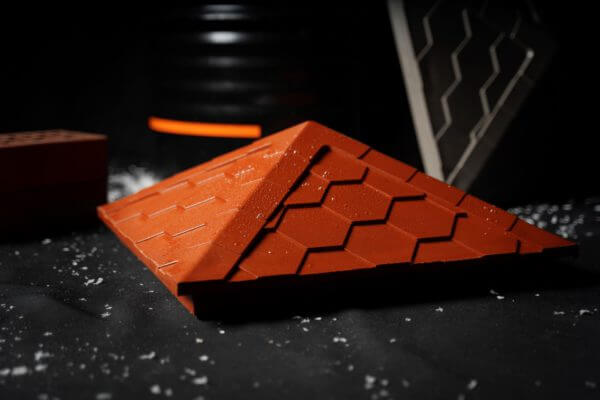 Колпак Zking Эверест Красный на столб 1.5х1.5 кирпича (390х390мм) в Майкопе фото