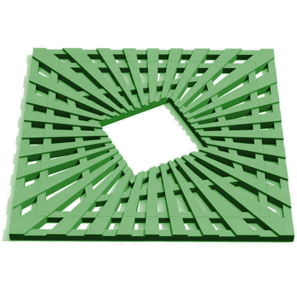 Приствольная решетка для дерева ZKING ATMOSPHERE 1.2х1.2м Зеленая Майкоп фото