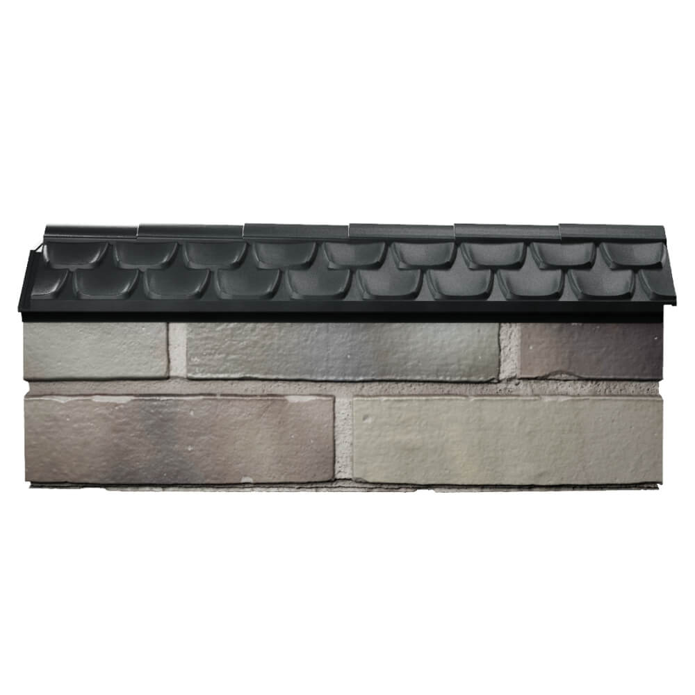 Парапет Zking Эльбрус Черный с посадкой на 0.5 кирпича (130мм) в Майкопе фото